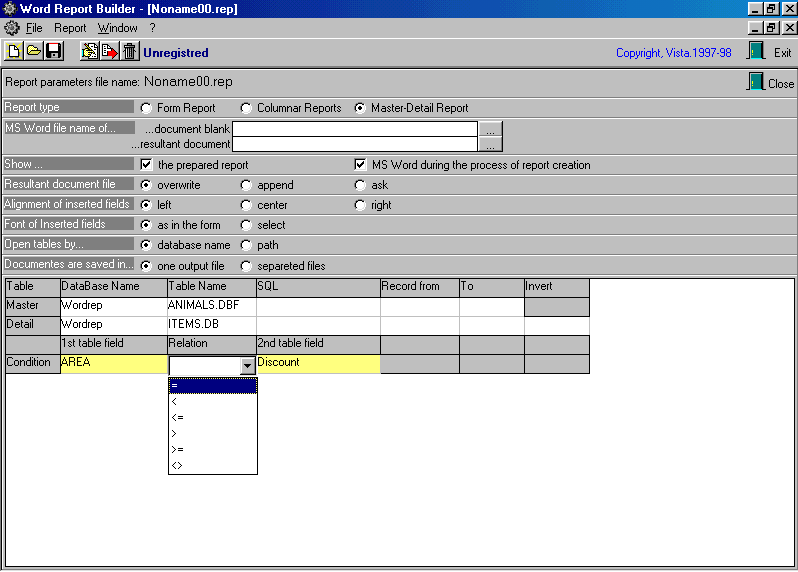 Office Report Builder screenshot